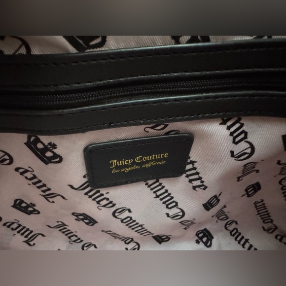 Juicy Couture Pink and Black Sequin Embellished Tote with Heart Tag - Picture 8 of 10